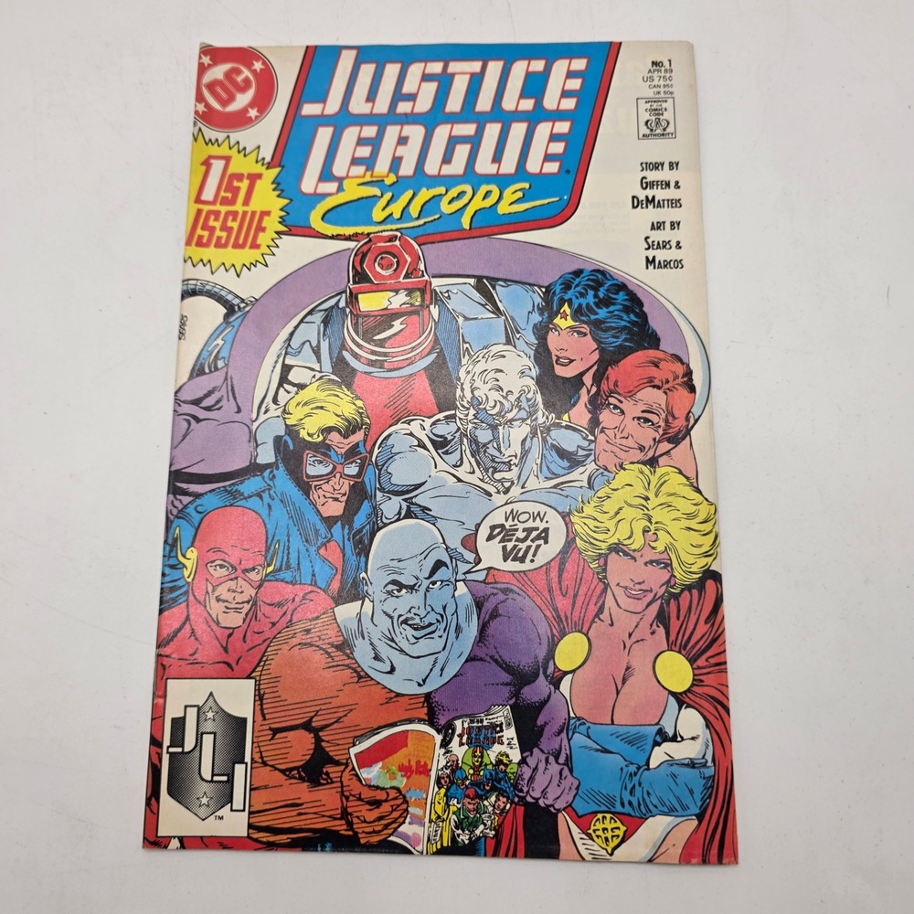 DC Comics Justice League Europe 1 1st Issue April 1989 Copper Age Wonder Woman